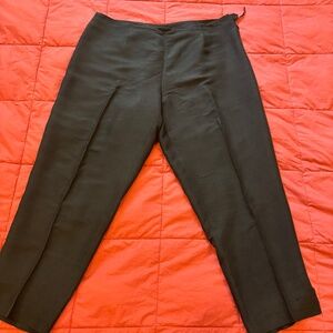 Eileen Fisher black side-zip pants size XL